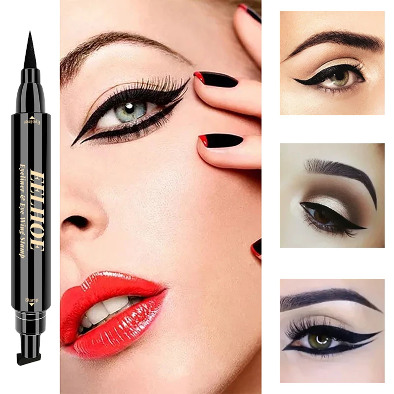 Двухсторонняя подводка для глаз карандаш косметика красоты водостойкая