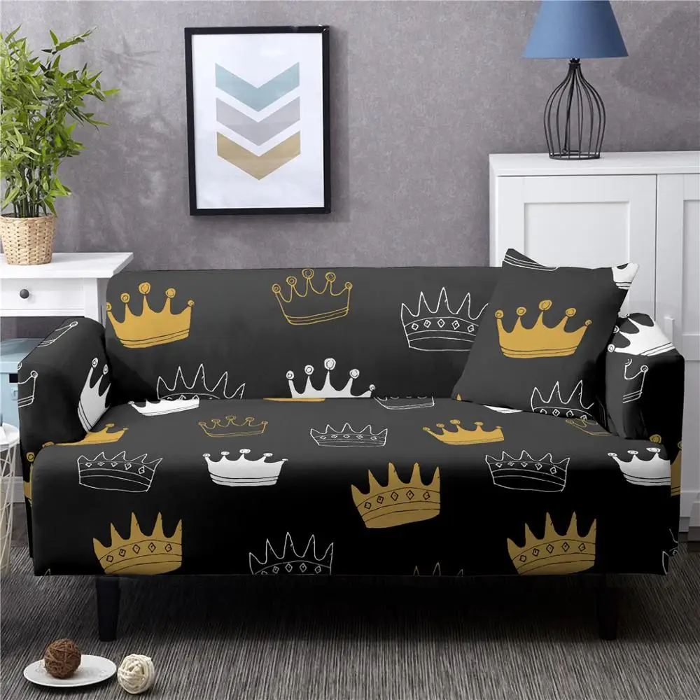 Чехол для дивана Homesky Crown универсальный нескользящий чехол | Дом и сад