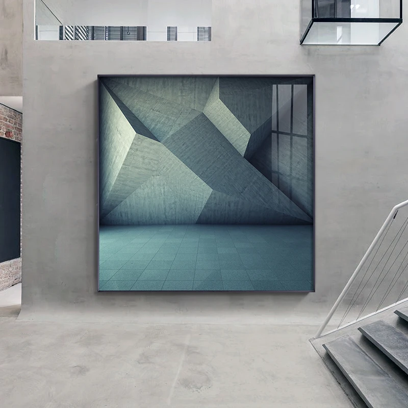 Современные холщовые постеры с удлиненным пространством и принтом уникальные