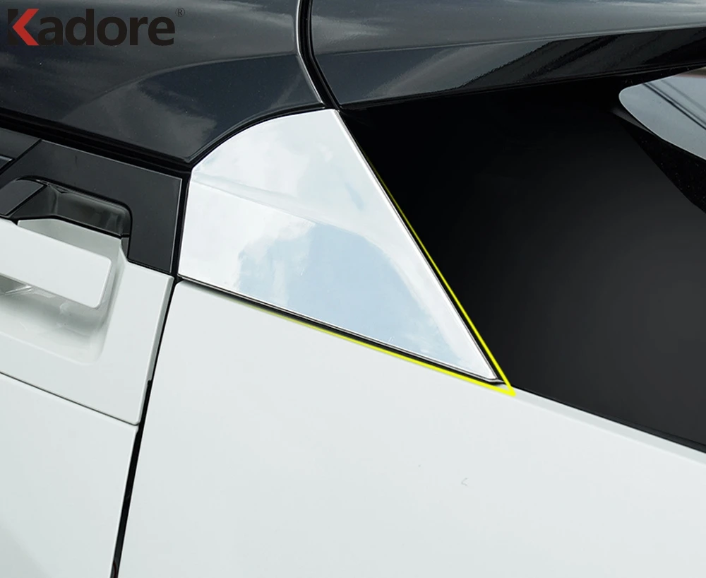 Для Toyota CHR C HR 2016 2017 2018 2019 ABS Chrome защита от солнца на заднее стекло авто спойлер