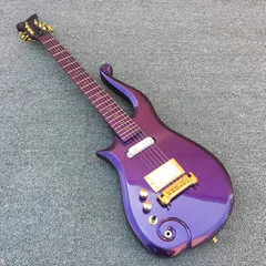 lefty purple guitar Prince Cloud гитара электрогитара символ спермы вставки ручной работы гитара 10 цветов для выбора - Цвет: lefty purple guitar