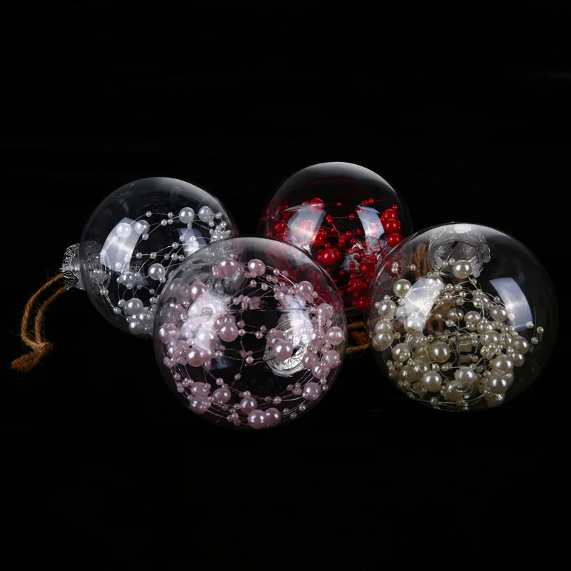 Рождественские украшения шар с жемчугом гранат торговый центр для дома свадьбы