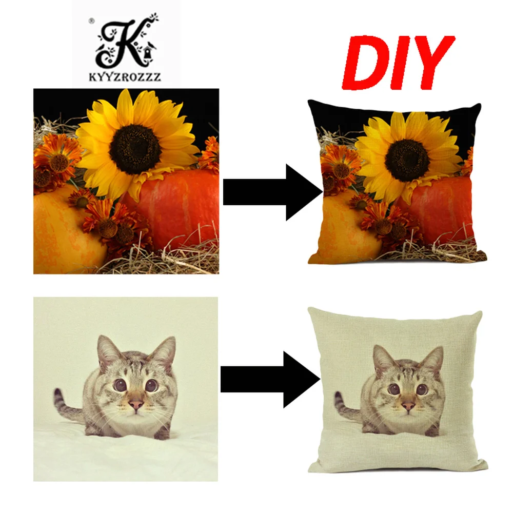 DIY дизайн Чехол для подушки домашние животные свадьба и личная жизнь фото на