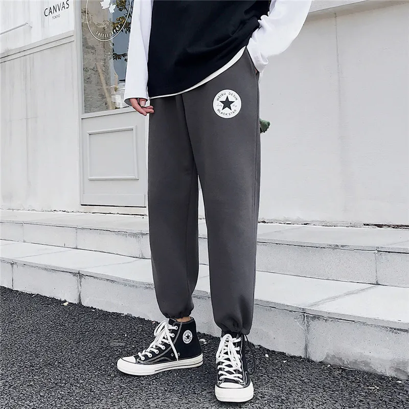 Новинка 2019 мужские Брендовые брюки для бега повседневные штаны спортивные серые