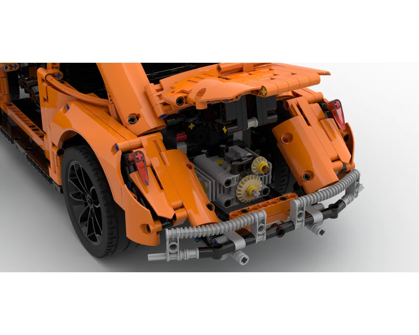 Новый 2021 Жук технологии строительный блок moc 34945 Супер спортивный автомобиль без