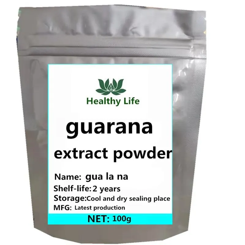 

Natural Guarana Extract Powder Caffeine Free Shipping