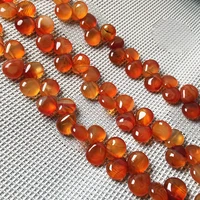 natural stone beads water drop shape red color agates loose spacer beaded for jewelry making diy necklace bracelet accessories