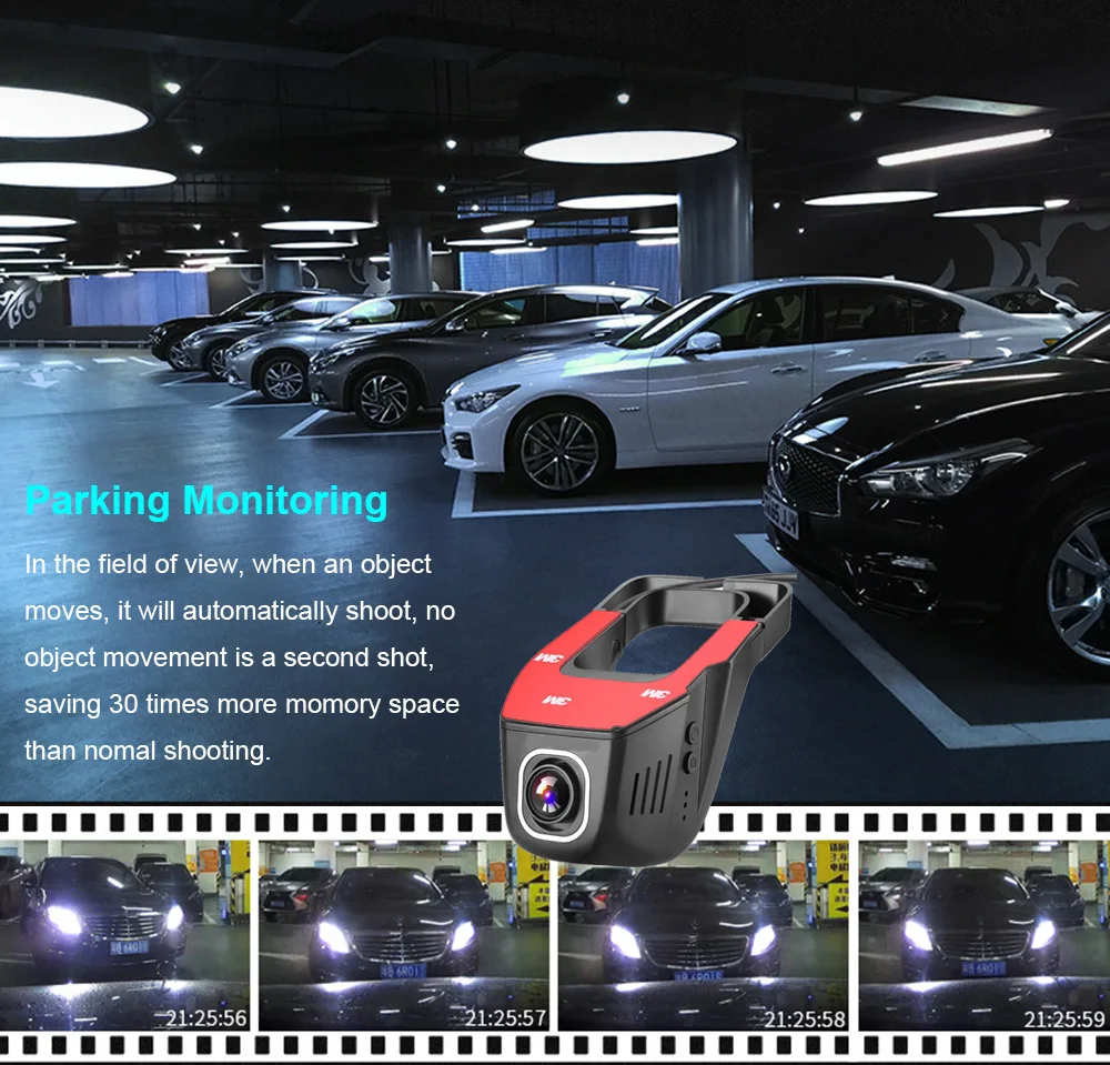 Jabriel 1080P dash cam скрытая Wi-Fi камера для машины dvr 24 часа рекордер камера заднего вида для toyota corolla rav4 avensis t25 yaris chr