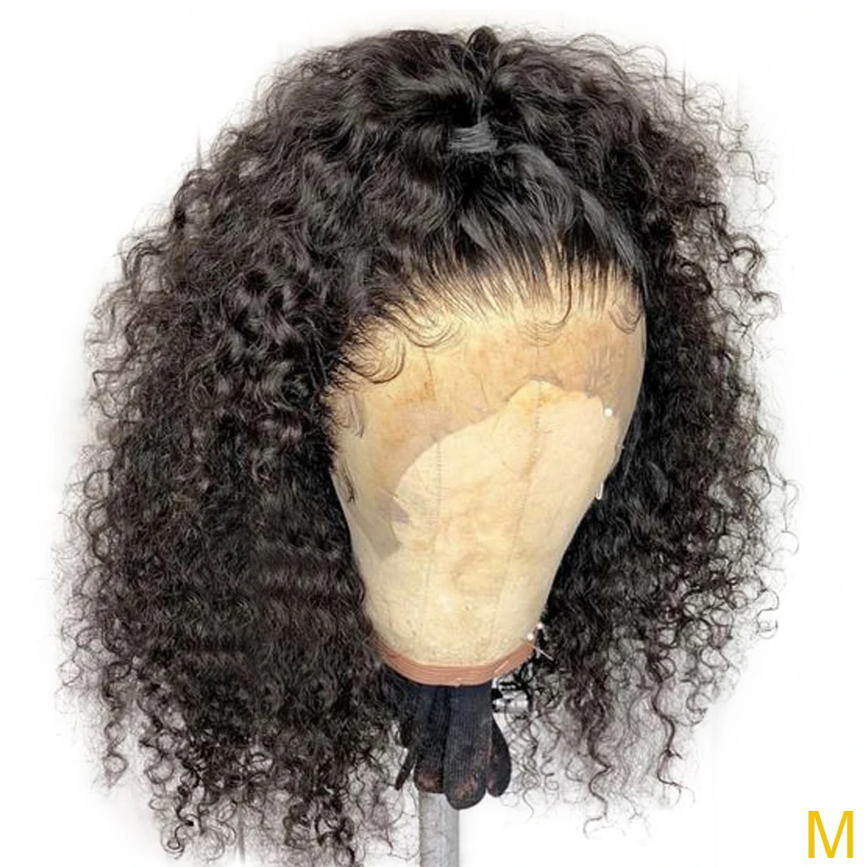 13x4 Джерри кудрявый короткий Боб кружевные передние человеческие волосы парики