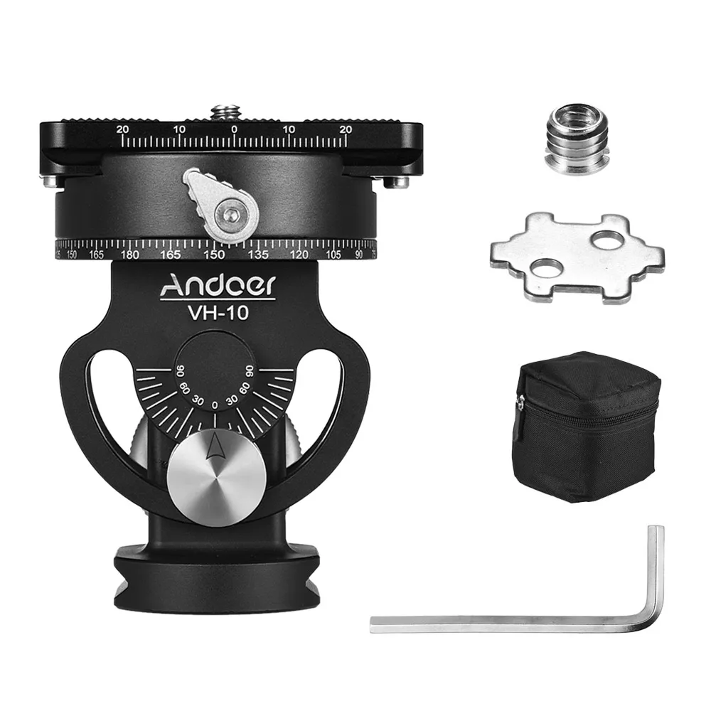 Andoer панорамная головка штатива для наблюдения за птицами с быстроразъемной