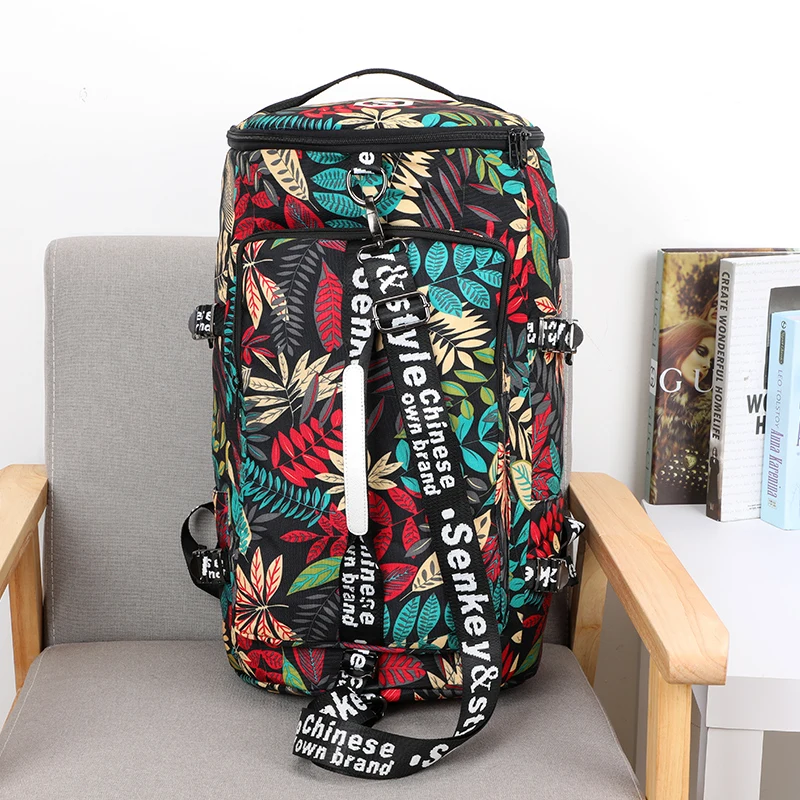 

SenkeyStyle Travel Bags for Men Women Large Capacity Dry Wet Separation Water Proof Backpacks Gym Bag Sport Shoulder Bag USB