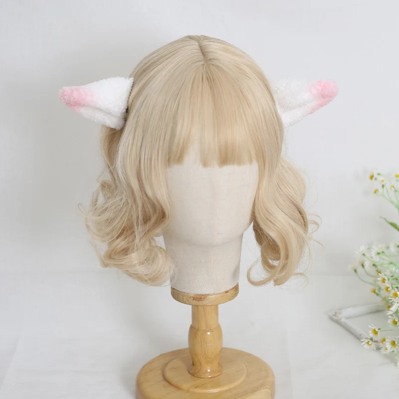 

Sweet Sheep Sweet Lolita Lamb Ear Barrettes Japanese Headdress Cute Girl Heart KC Animal Ears