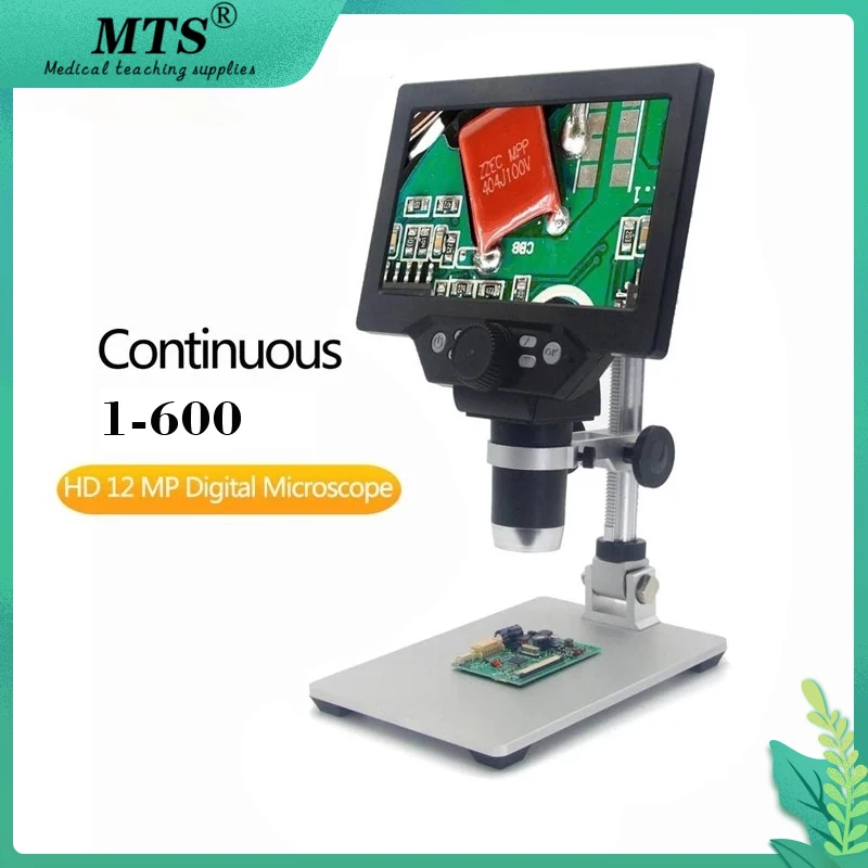 7-дюймовый экран G600 цифровой фотографический микроскоп увеличительное стекло