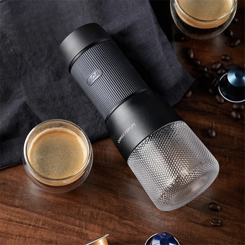 Капсульная Кофеварка 60 мл емкость ручной портативный мини Эспрессо кофемашина 13