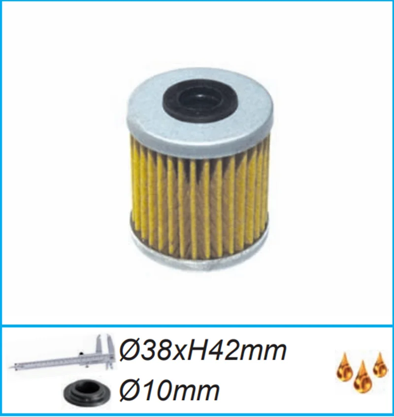 Масляный фильтр для мотоцикла Kawasaki KX250F KX250 4 Stoke KX252 2004 2020 KX450F KX450 2016 Betamotor 250 Rev 300 Evo 4T