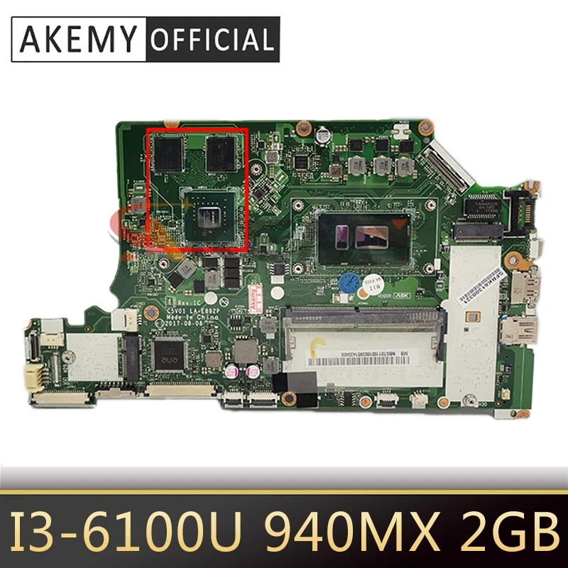 

C5V01 оригинальная материнская плата для ноутбука ACER Nexus, системная плата для ноутбука: Φ 940MX 2 ГБ 100% ТЕСТ ОК, материнская плата