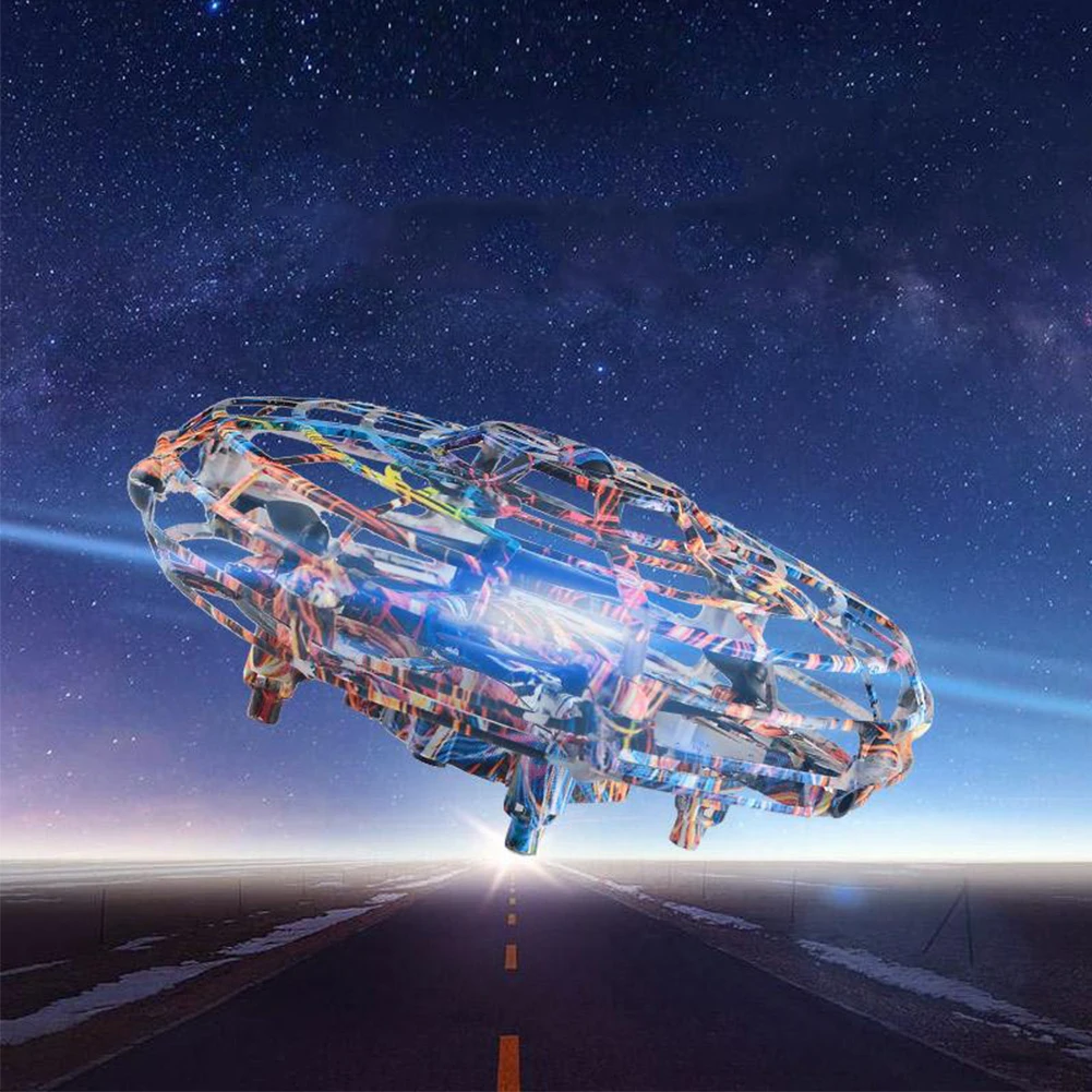 Самолет мини Дрон ABS самолет инфракрасный индукционный Безголовый режим RC