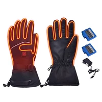 7 4v unisex heated gloves electric warm gloves with 3 temp settings touch screen battery powered riding heating thermal gloves