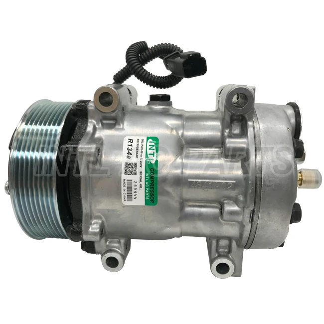 Автомобильный Компрессор кондиционера Sanden 4021 299-2212 300-4277 395-212 для гусеничного