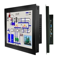 18 5 inch embedded industrial resistive touch tablet pc for win 10 pro all in one computer is suitable for bank teller machines