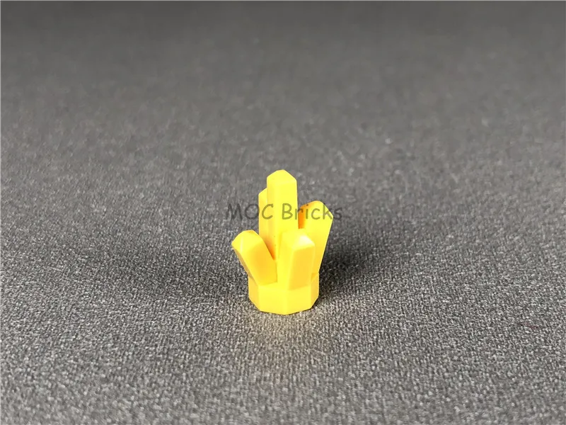 10 шт./партия кубики MOC Clorful Rock 1x1 кристалл 5 деталей подходит для 52 образовательных