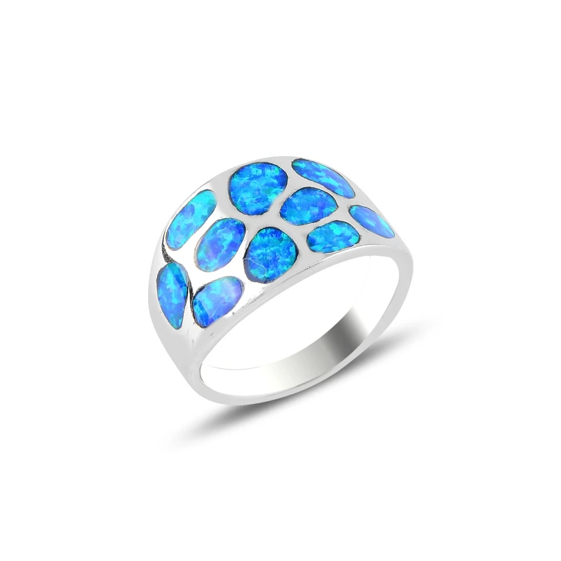 

Silverlina Sterling Silver Opal Gemstone Ring