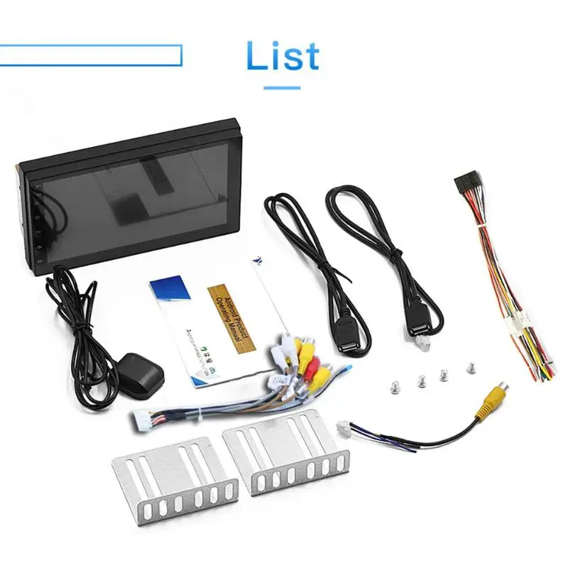 USB с широким диапазоном цифровой приемник 7 дюймов Автомобильный радиоприемник