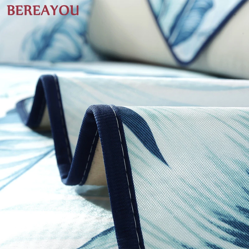 Скандинавские чехлы для диванов из ледяного шелка нескользящая крутая подушка