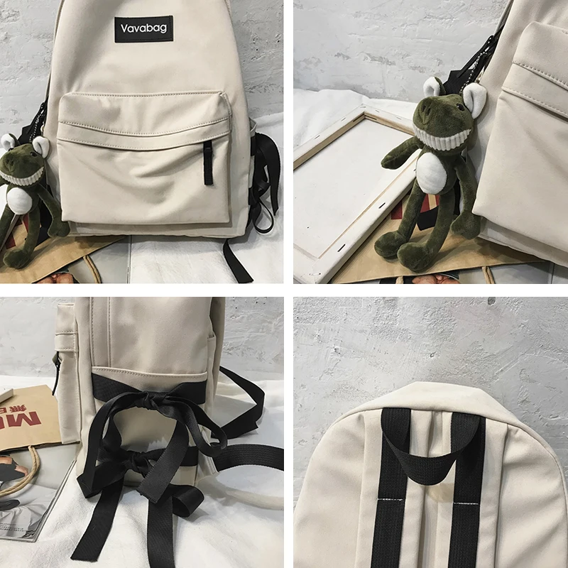 

Female Vintage backpack cute women school bags for teenage girls waterproof nylon kawaii backpack ladies luxury student bag book