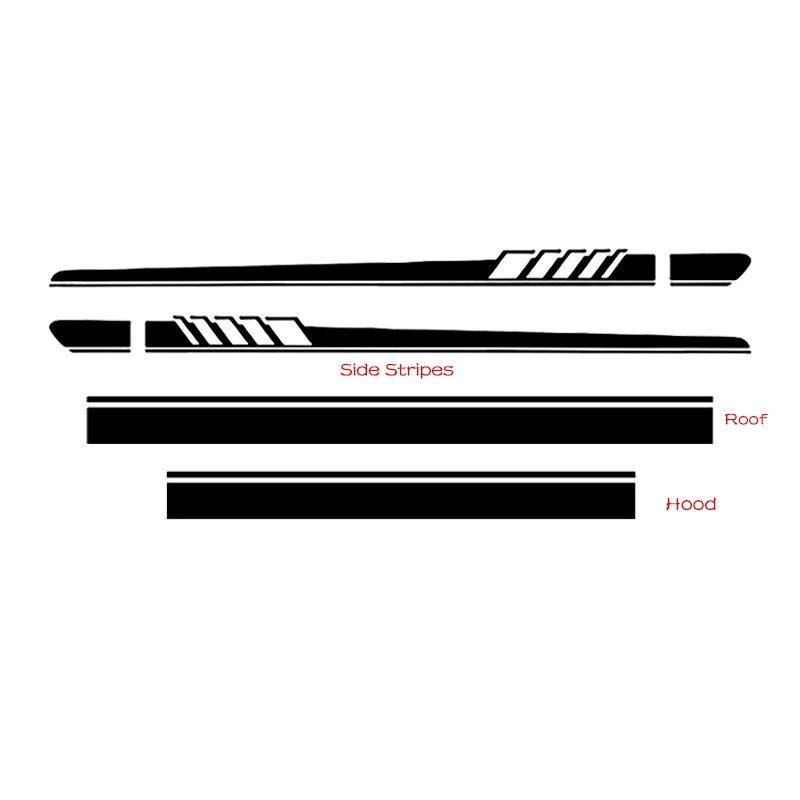 

Edition 1 Car Side Skirt Stickers Hood Roof Stripe Decal For Mercedes Benz C Class W205 4-Door Sedan Saloon Car Accessories