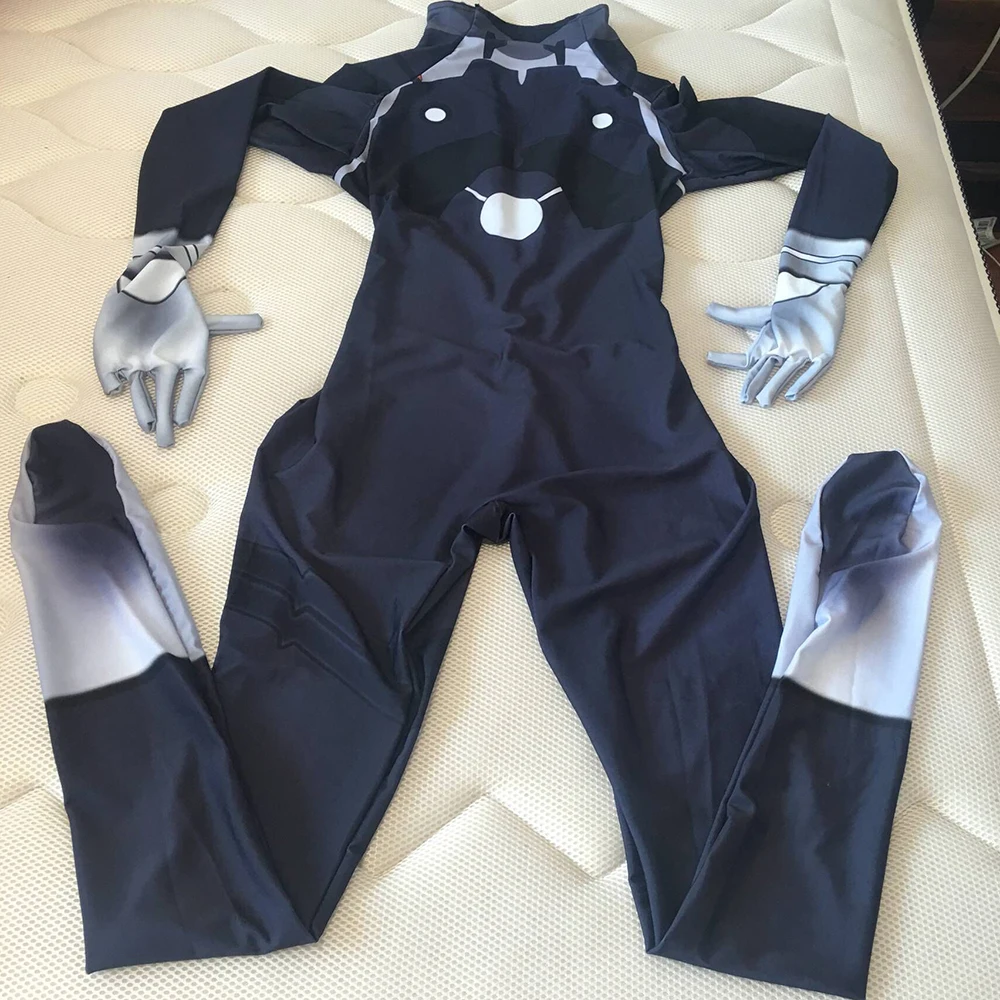 Костюм для косплея взрослых и детей Дарлинг в аниме FRANXX HIRO код 016 3D Zentai облегающий