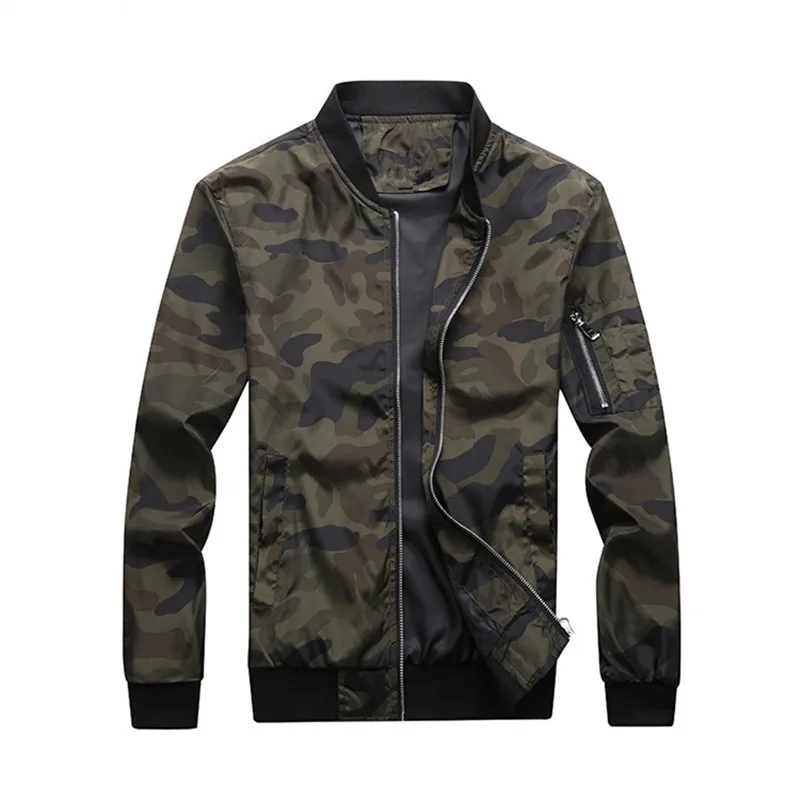 

Big Size 7XL Men's Bomber Jacket Men Autumn Camouflage Jackets Male Military Coats Mens Windbreaker Baseball Outwear Top MY215
