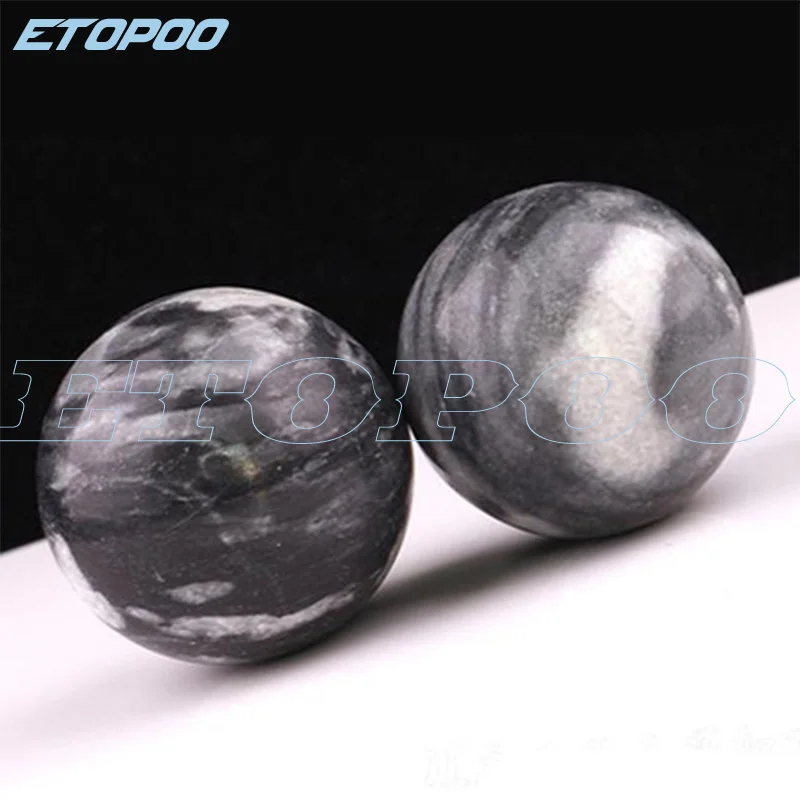 2 шт. пара натуральный метеорит медицинский мяч Фитнес мяч для пожилых нефрита игровой гандбол Массажный мяч