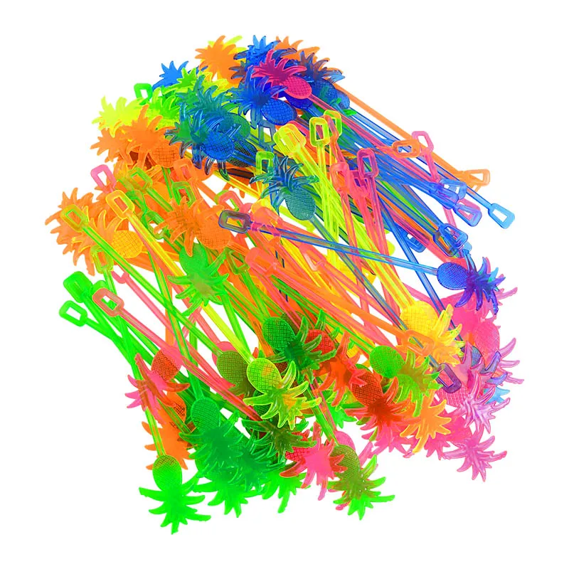 10 шт для ночного клуба красочное прозрачное Пластик и коктейлей кокосовой пальмы