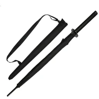 elegant black japanese samurai ninja sword umbrella japanese ninja sun umbrella straight umbrella 8 bones