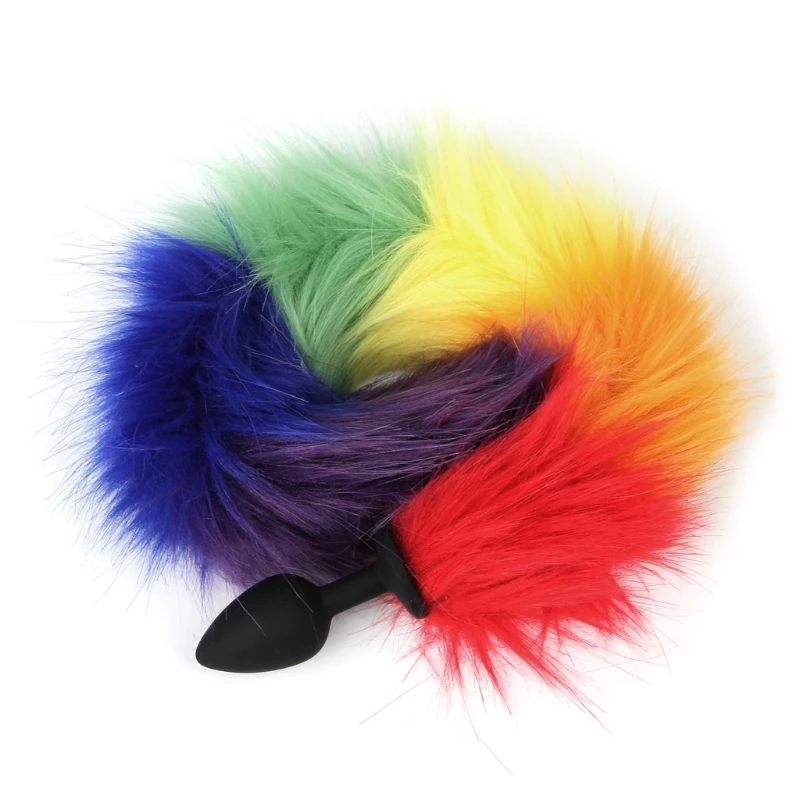 Анальная пробка анальная секс-игрушка с искусственным лисьим хвостом