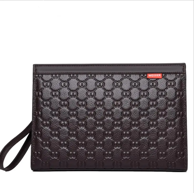 

Weixier Men Wallets Long Style High Quality Card Holder Male Purse Zipper Large Capacity Brand Cowhide Leather Wallet For Men