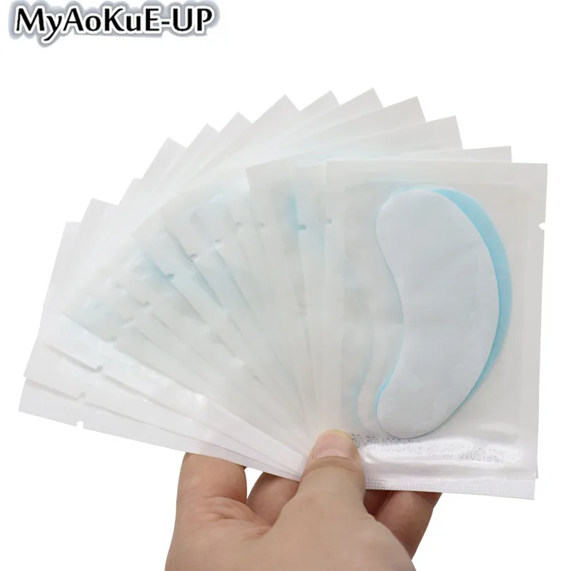 Патчи для кожи под глазами 50 пар/упак. патчи ресниц бумажные бумага ухода за кожей