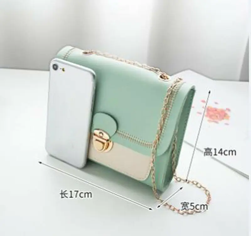 Женская кожаная сумка на плечо с цепочкой через сумка-мессенджер/BL1 | Багаж и