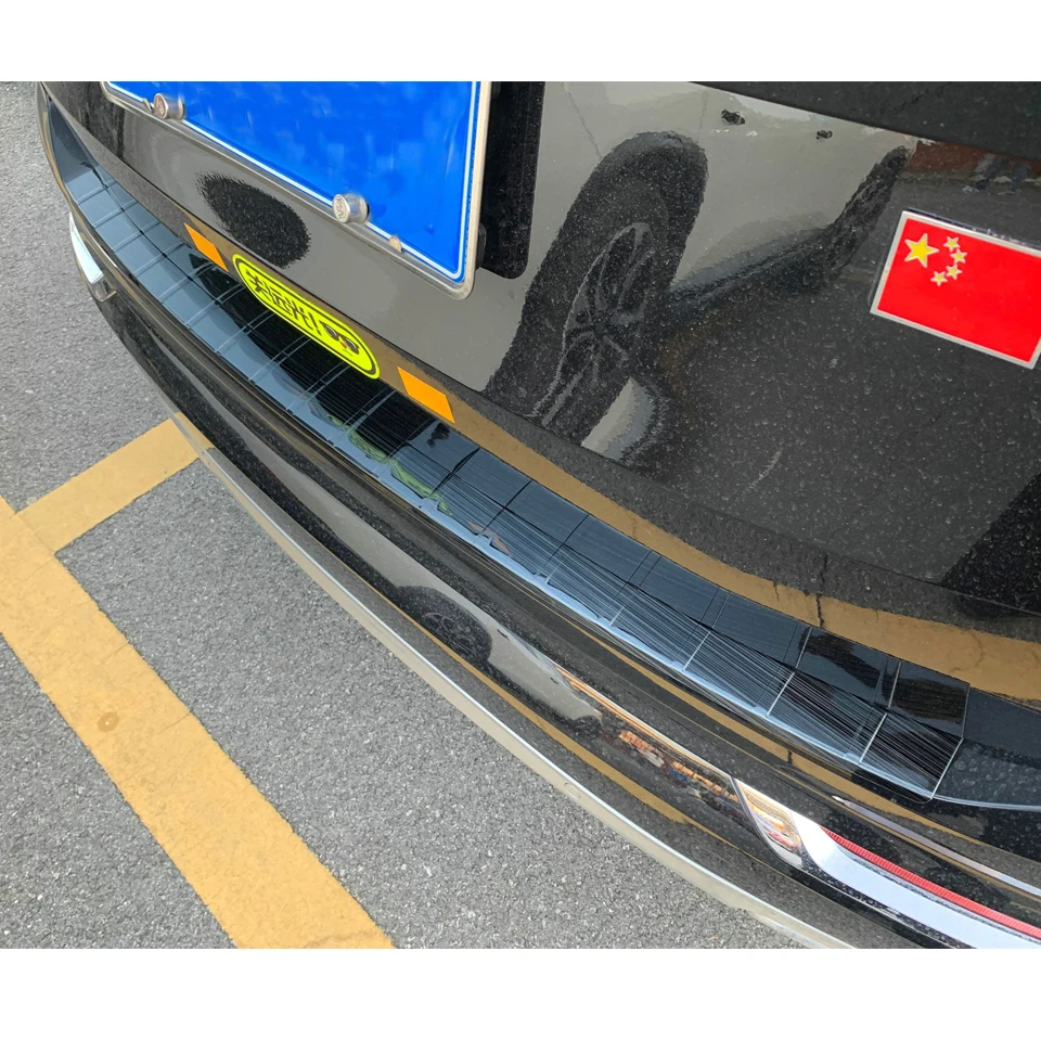 Автомобильная наклейка из нержавеющей стали для заднего бампера багажника Volvo XC90