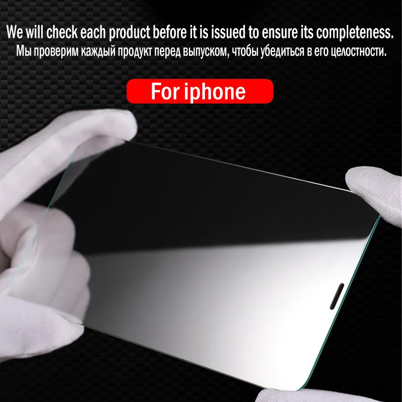 1-3 шт закаленное стекло для iPhone айфон 11 Pro Max 7 8 6 6S Plus полное покрытие Защитная стеклянная пленка для экрана для iPhone XR X XS Max SE 5S 5 защитное стекло стакан защитная пленка