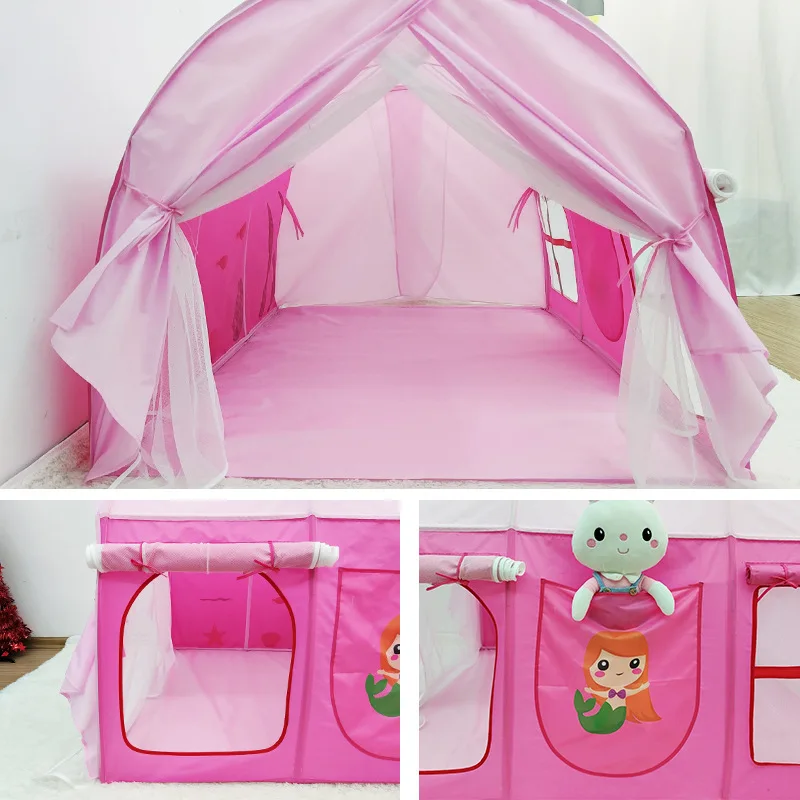 Палатка для детей спальни уличный домик игрушка Замок принцессы девочек и