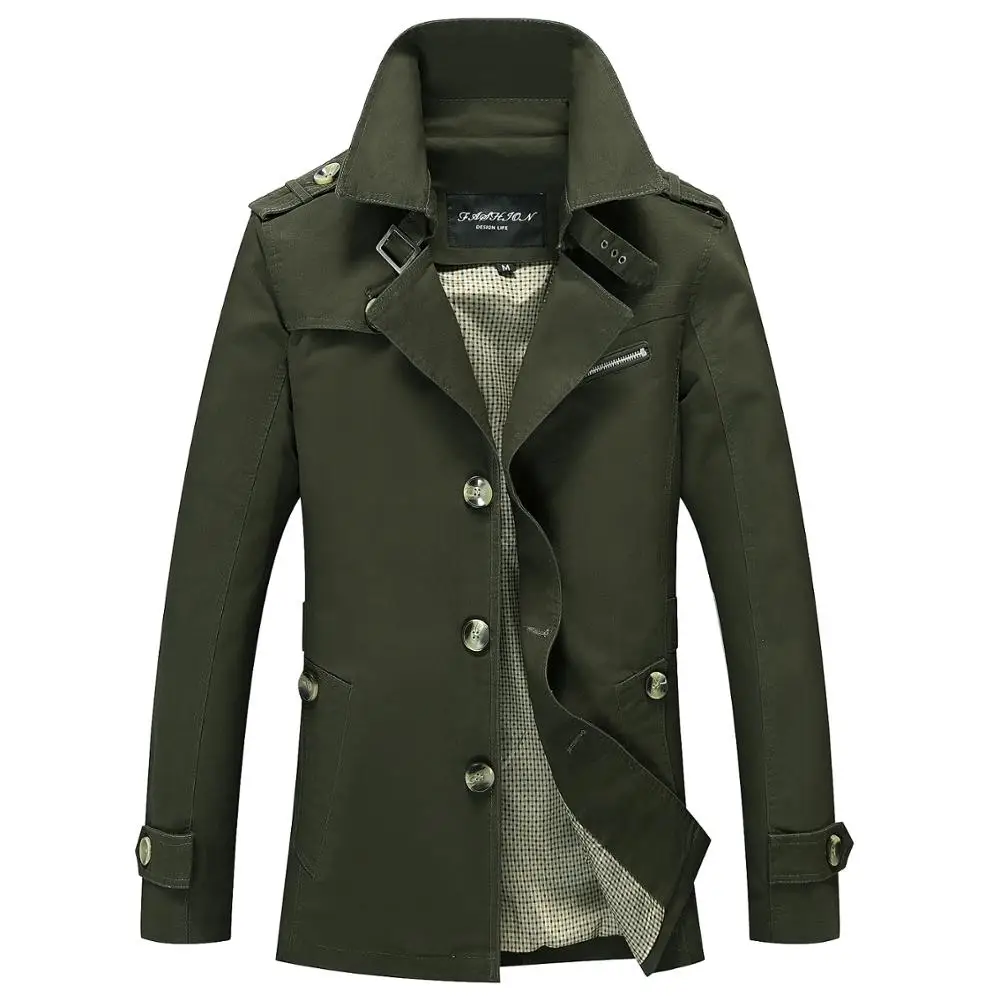 Chaqueta Hombre Мужская зимняя ветровка повседневная армейская зеленая куртка