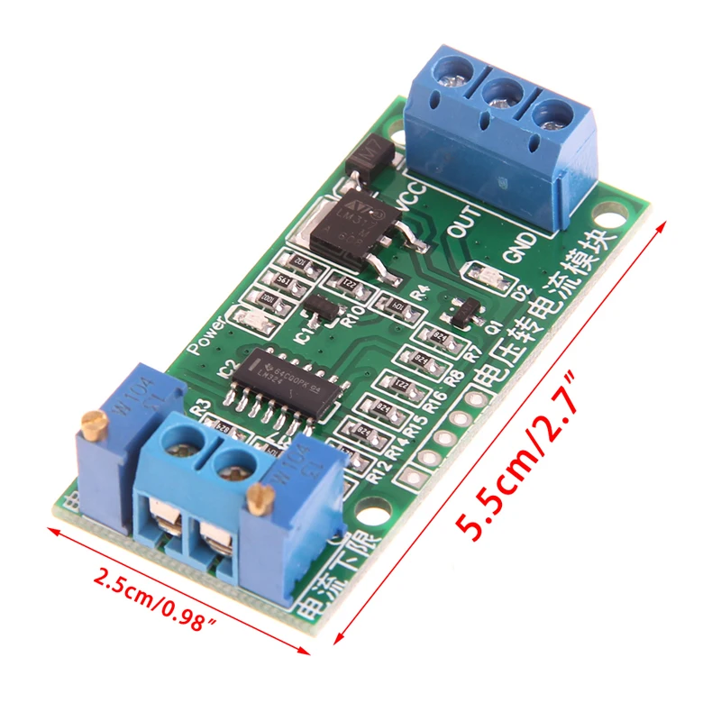 

Voltage to Current Signal Transmitter 0-5V to 4-20mA Linear Conversion