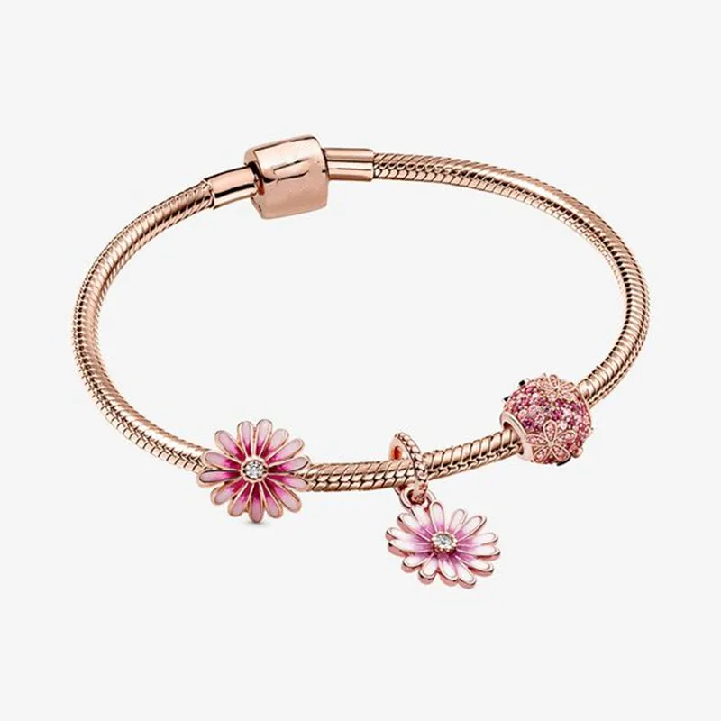 GChic 2020 Новое прибытие блестящий цветок ромашки застежка змея браслет набор для