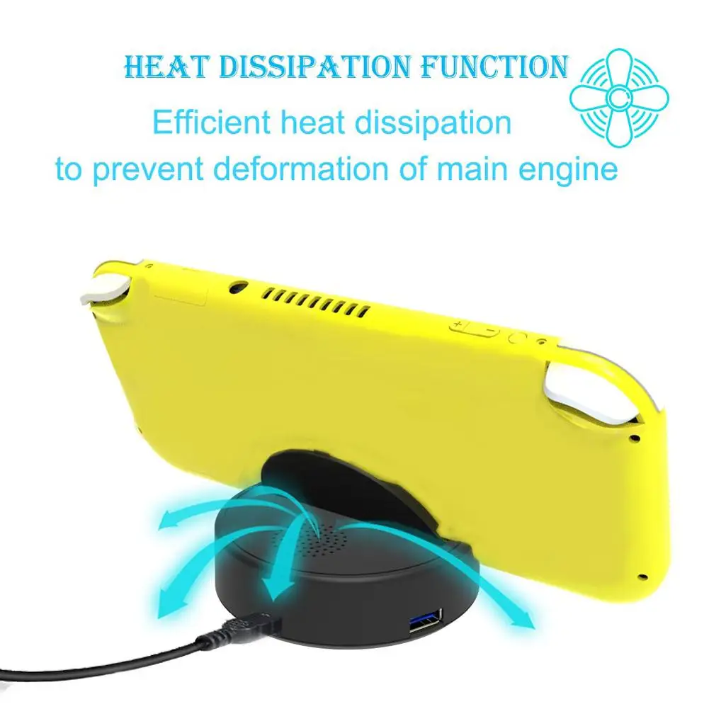 Портативная подставка для переключателя Lite база зарядки с откидной подставкой и