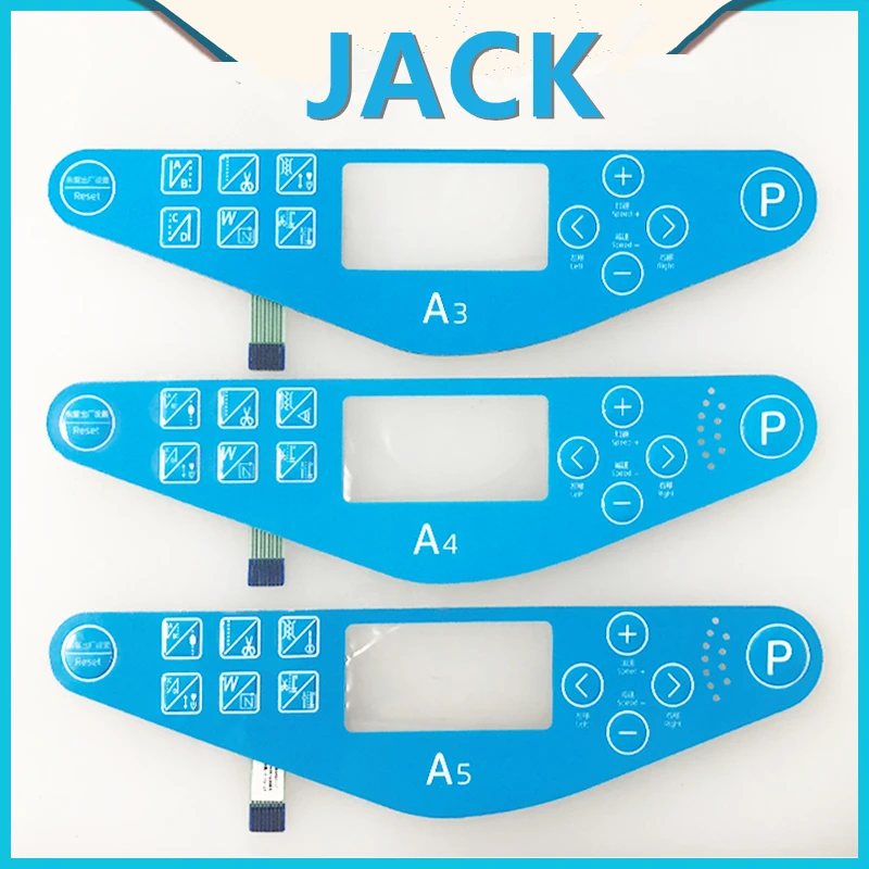 

JACK A3 A4 A5 industrial sewing machine part auto computer machine control box operation panel sheet board membrane sticker