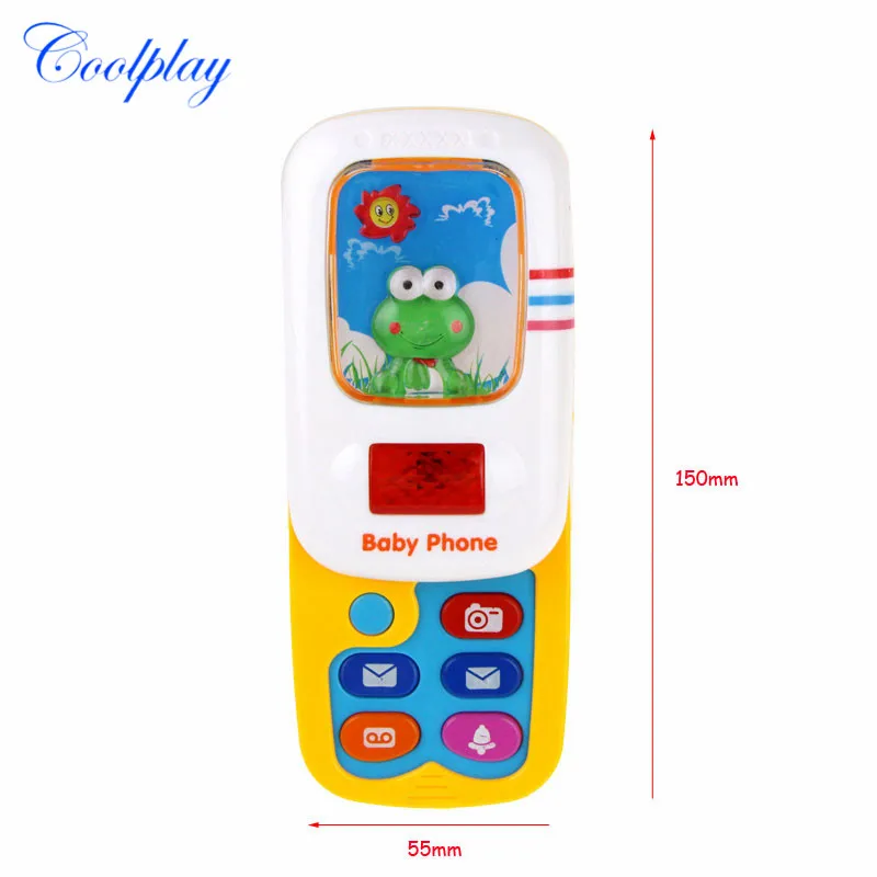 Электронный телефон дети ребенок слайдер мобильный музыкальный звук забавные