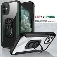 kickstand phone case for iphone 12 pro 11 pro max phone back cover ring holder phone case cover for iphone 11 se 2020 xs max xr