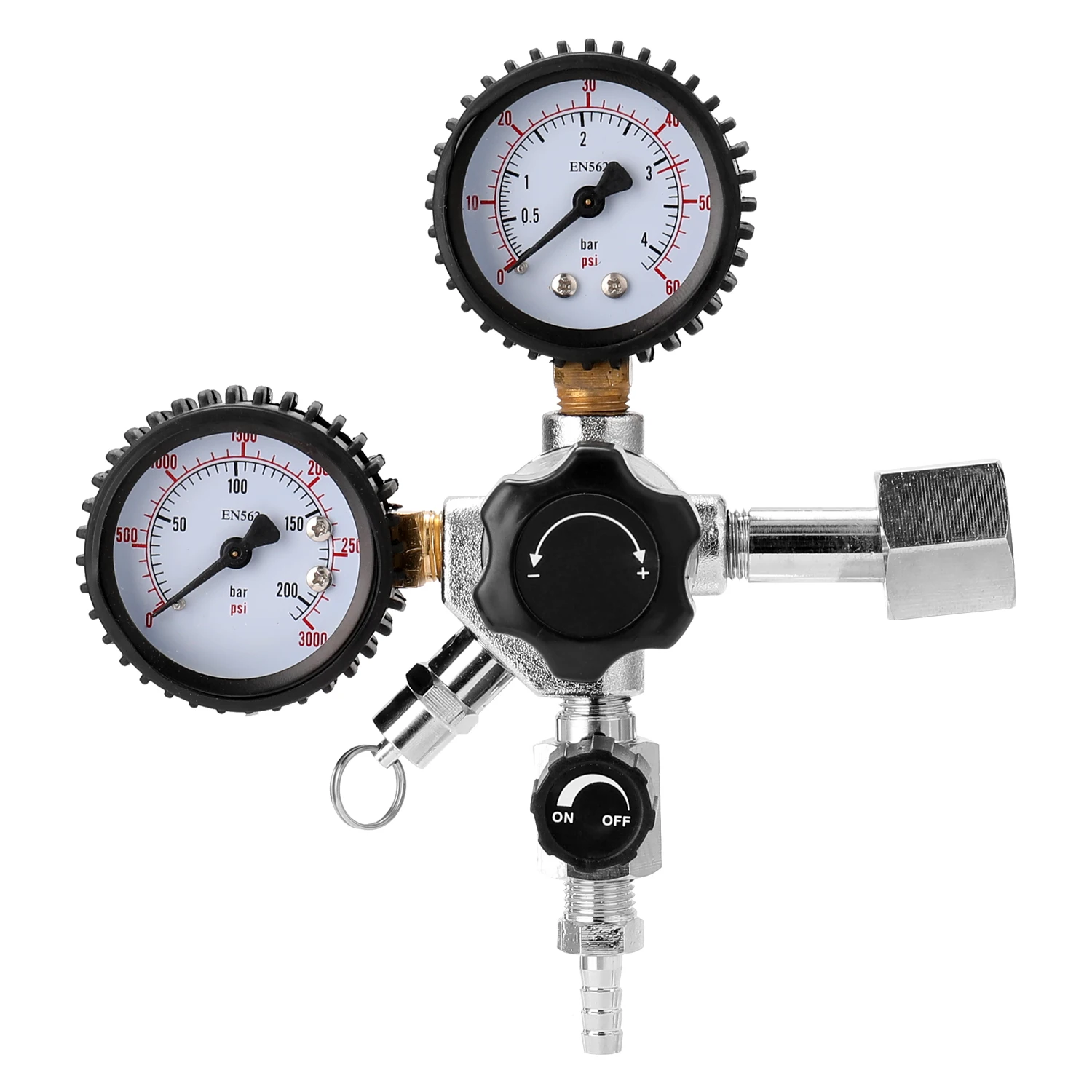 Клапан сброса давления пива CO2 регулятор бочки предохранительный клапан 0-3000 PSI